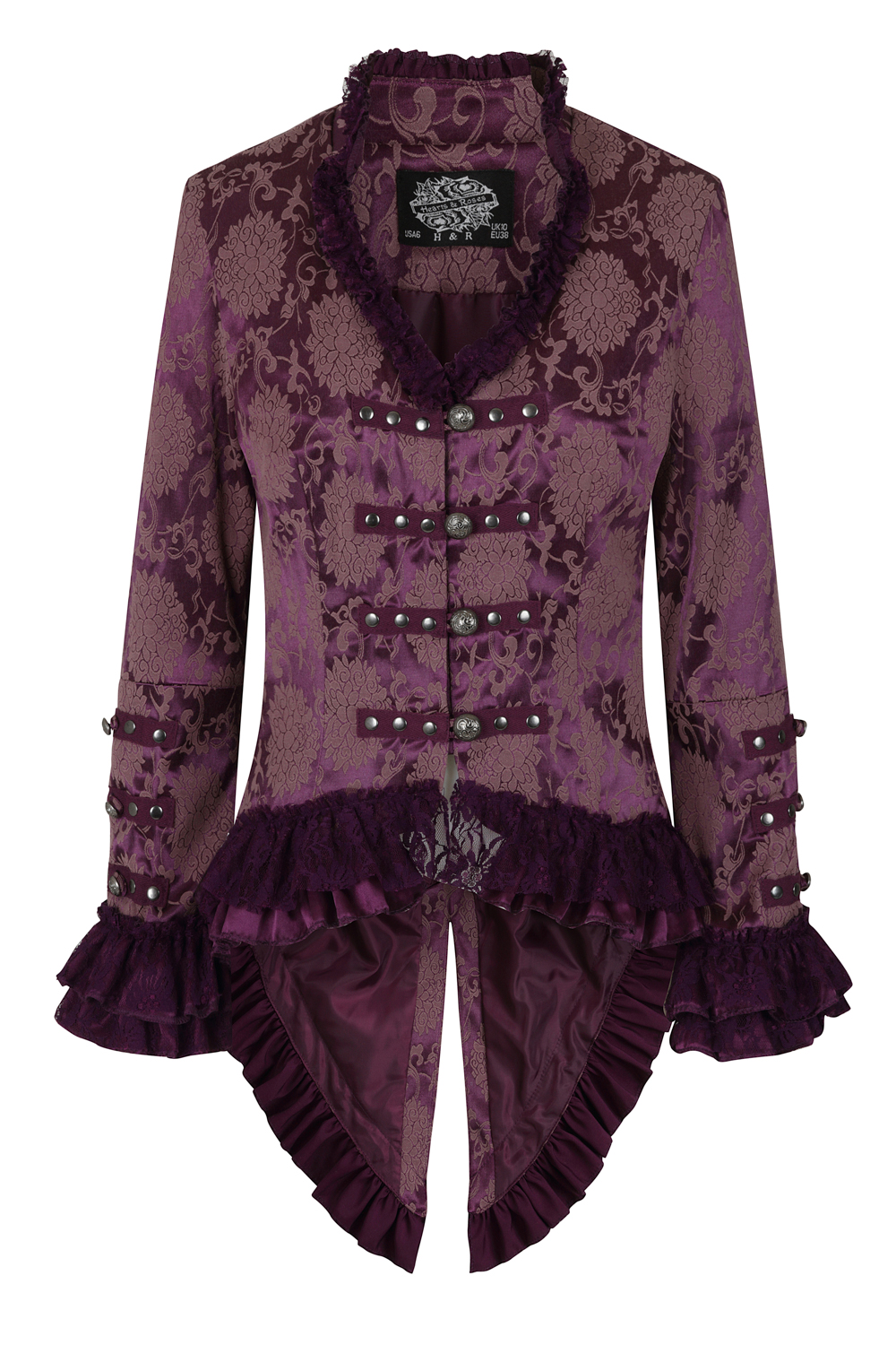 Purple Andromeda Rave Coat